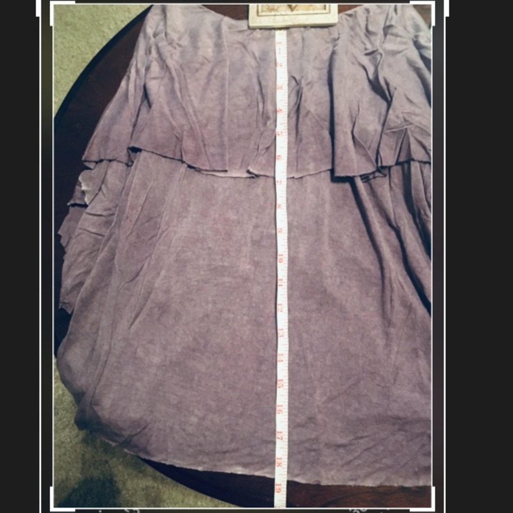 Cold Shoulder Ruffle Top - Small & Medium - Picture 6 of 7